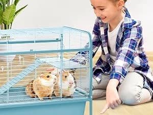 10Pcs Flexible 0.8mm Pet Cage Guard Liners Clear — Easy to assemble