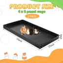 2 Pcs Guinea Pig Cage Liner Corrugated Plastic Base