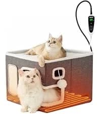 Cat Heating Pad — Heated Cat Bed Indoor — collection imagery