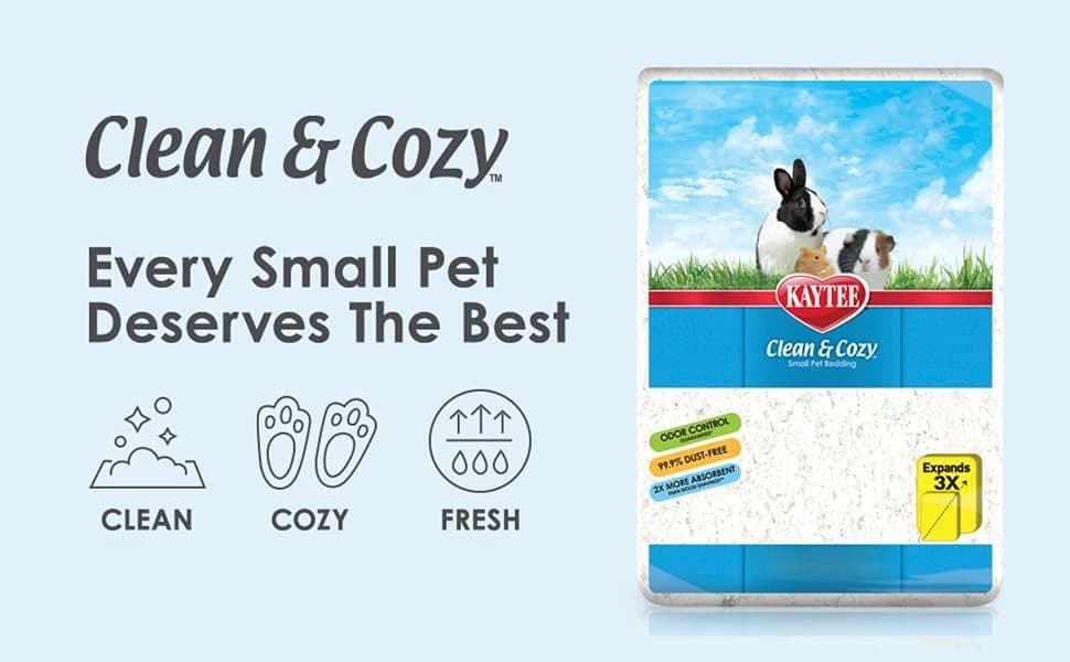 Clean and Cozy Paper Bedding for Small Animals — product details