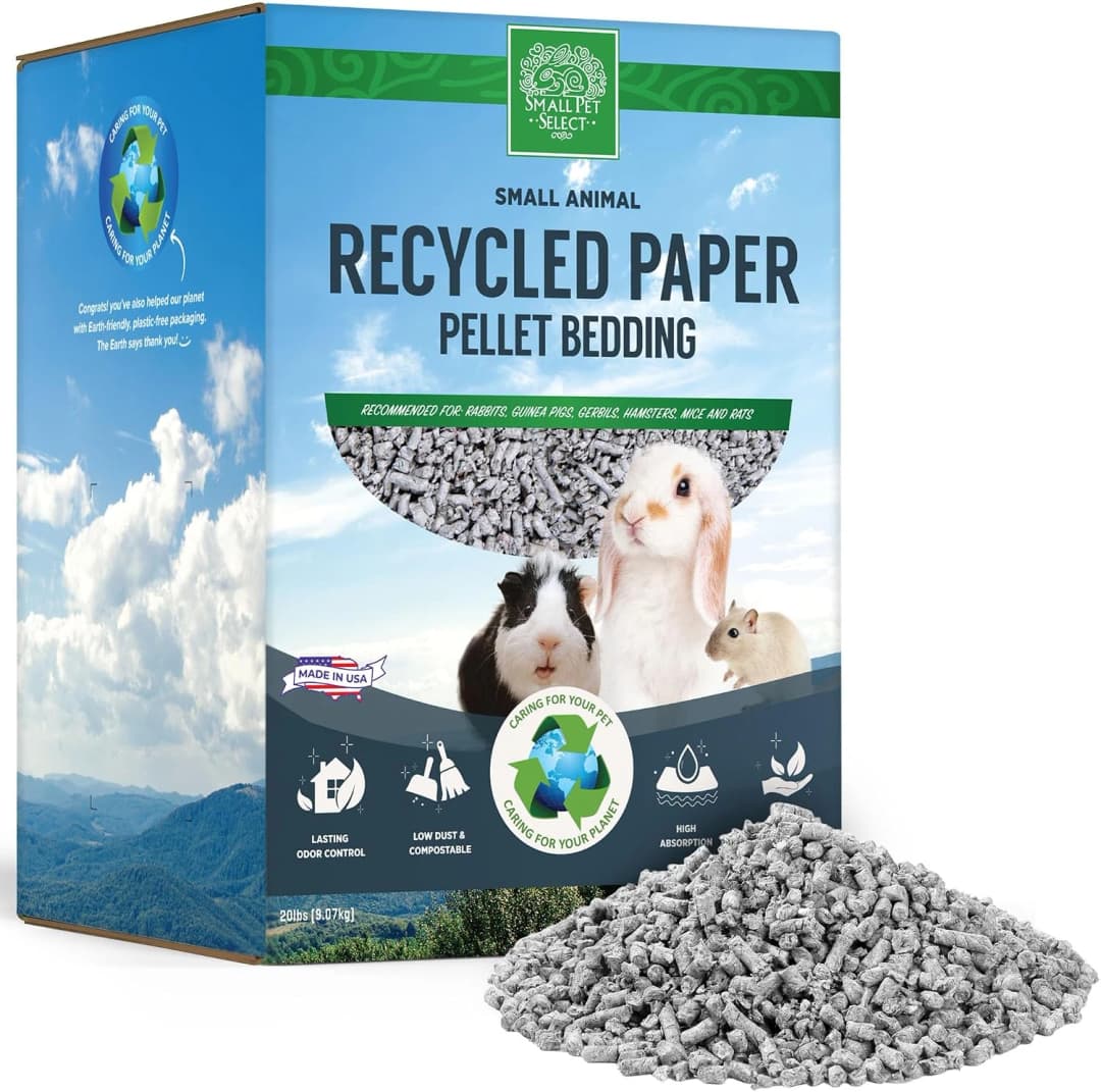 Recycled Paper Pellet Bedding and Litter