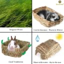 Portable Grass Bed for Rabbits — Handmade and Washable Basket