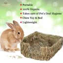 Portable Grass Bed for Rabbits — Handmade and Washable Basket