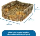 Portable Grass Bed for Rabbits — Handmade and Washable Basket