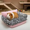 Guinea Pig Sofa Bed — Washable Soft Fleece Small Animal Sleeping Bed