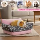 Guinea Pig Sofa Bed — Washable Soft Fleece Small Animal Sleeping Bed