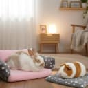 Guinea Pig Sofa Bed — Washable Soft Fleece Small Animal Sleeping Bed