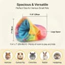 Cute Guinea Pig Snuggle Sack - Fleece Small Animal Sleep Bag — Pink