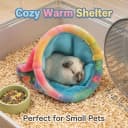 Cute Guinea Pig Snuggle Sack - Fleece Small Animal Sleep Bag — Pink