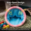 Cute Guinea Pig Snuggle Sack - Fleece Small Animal Sleep Bag — Pink