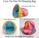 Cute Guinea Pig Snuggle Sack - Fleece Small Animal Sleep Bag — Pink