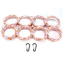 Rat Climbing Rope Net Toy for Cage — Hanging Swing Toy (Random Color) — Foldable Design