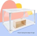 Visible Hamster Digging Box for Syrian Dwarf Roborovski Campbell Hamsters Gerbils Mice Lemmings Degus or Other