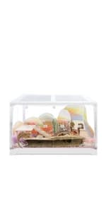 Visible Hamster Digging Box for Syrian Dwarf Roborovski Campbell Hamsters Gerbils Mice Lemmings Degus or Other — product details