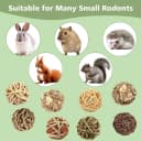 Bunny Rabbit Chew Grass Balls — Rolling Chew Toys for Small Animals (8 Pcs)