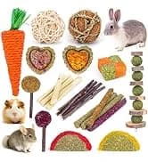 Bunny Rabbit Chew Grass Balls — Rolling Chew Toys for Small Animals (8 Pcs) — collection imagery