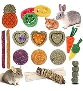 Bunny Rabbit Chew Grass Balls — Rolling Chew Toys for Small Animals (8 Pcs) — collection imagery