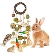 Bunny Rabbit Chew Grass Balls — Rolling Chew Toys for Small Animals (8 Pcs) — collection imagery