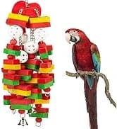 Extra Large Natural Wood Bird Toys for Macaws — African Grey — collection imagery
