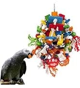 Extra Large Natural Wood Bird Toys for Macaws — African Grey — collection imagery