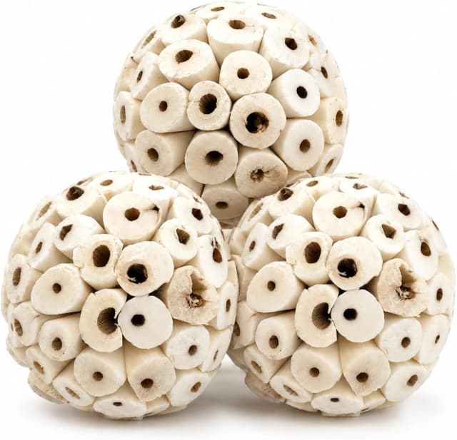 Bonka 1214 Pk3 2.25" Sola Atta Balls Bird Foot Chew Toy Small and Medium