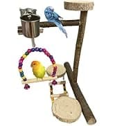 24Pcs Fatty Bagels Bird Toys for Parrots Durable Cardboard Chewing Shredding Foraging Foot 1.75" for Medium and — collection imagery