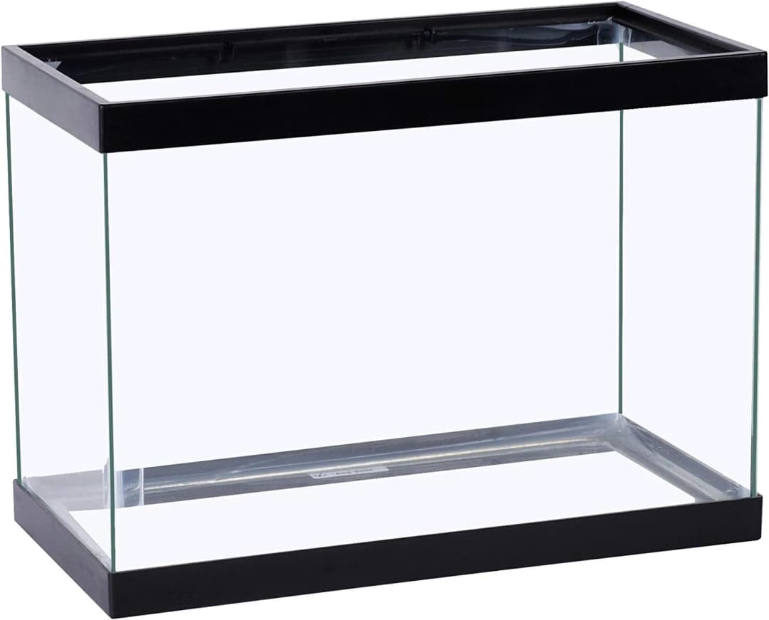 5.5 Gallon Glass Aquarium — Rectangular Fish Tank