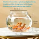 （Large Size） 3 Gallon Plastic Fish Bowl — Aquarium Fish Tank 11.5 Liters
