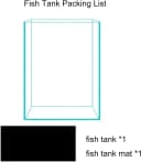 2 Gallon Glass Fish Tank — Easy to Maintain Small Aquarium for Betta/Snails/Shrimp and Aquatic Planting.