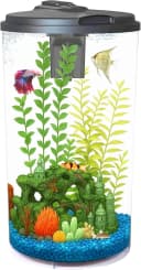 Plastic 6-Gallon AquaView 360 Aquarium Kit for Tropical Fish