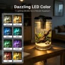Plastic 6-Gallon AquaView 360 Aquarium Kit for Tropical Fish