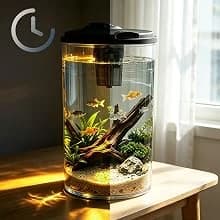 Plastic 6-Gallon AquaView 360 Aquarium Kit for Tropical Fish — LED Light