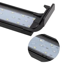 Horizon 8 Gallon LED Glass Aquarium Kit for Starters with 7W Power Filter Pump — Colored Aquarium Led Light