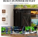 55-75 Gallon Fish Tank Stand with Power Outlets