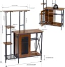 20-29 Gallon Fish Tank Stand with Plant Shelf
