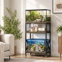 10 Gallon Aquarium Stand — 3-Tier Fish Tank Stand with Wheels