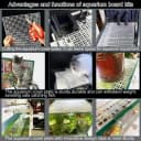 4 Aquarium lid Hood Fish Tank top Cover Terrarium lid Plastic Grid Panel Egg Crate Grate — 6 Aquarium Glass