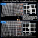 4 Aquarium lid Hood Fish Tank top Cover Terrarium lid Plastic Grid Panel Egg Crate Grate — 6 Aquarium Glass