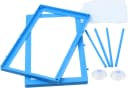 Fish Tank Breeder 2 pcs Large Mesh Net Fry Saver Aquarium Spawn Hatchery Isolation with Suction Cups