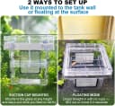 Aquarium Breeder Box for Fish Tank — 316 Stainless Mesh Fry Nursery