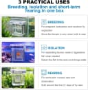 Aquarium Breeder Box for Fish Tank — 316 Stainless Mesh Fry Nursery