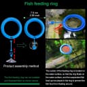 11.8 Inch Shrimp Feeding Tube with Shrimp Feeding Dish，Shrimp Feeding Bowl with Suction Cup，Feeding Tube
