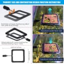 Magnetic Fish Feeding Ring — Floating Aquarium Feeder Ring for Fish Tank，Betta Feeding Ring for Goldfish