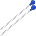 2 Sets Aquarium Coral Feeder Pipette — Long Syringe Feeding Tube Blue