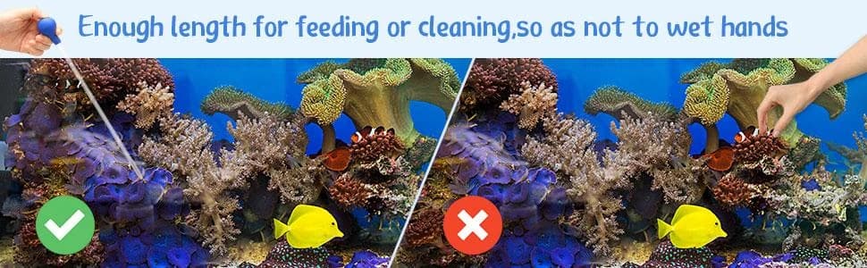 2 Sets Aquarium Coral Feeder Pipette — Long Syringe Feeding Tube Blue — collection imagery