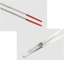 10.63" L Aquarium Straight Feeding Tweezer for Feeding with Red Rubber Tip