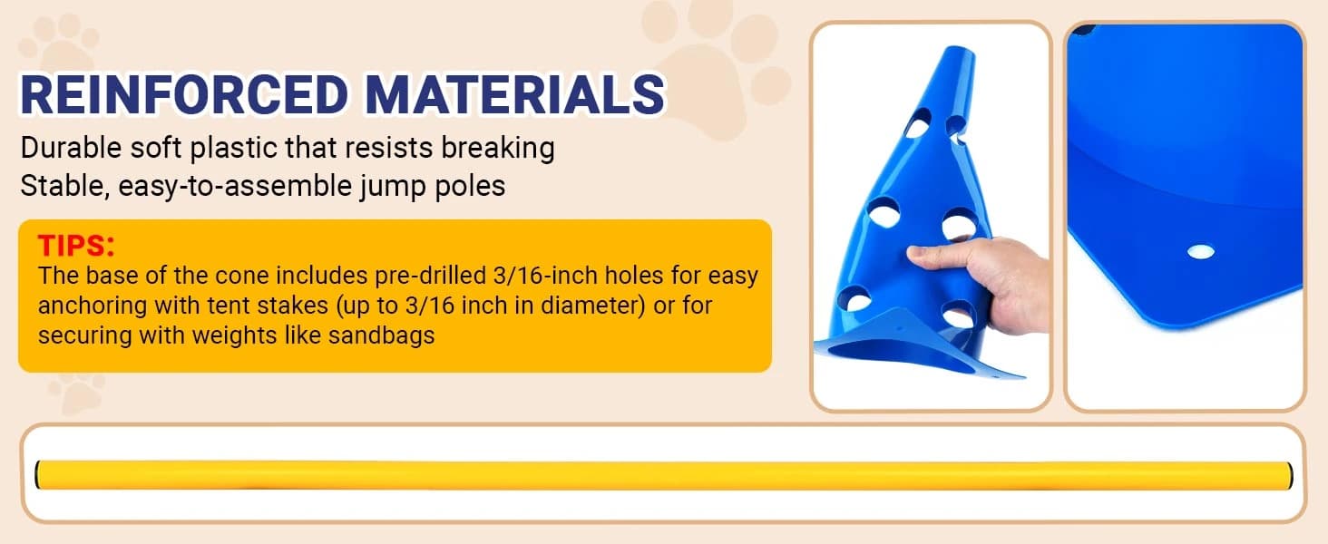 Dog Agility Course Backyard Set — product details