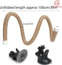 Suction Cup Rope Bird Perch - Bendable Parrot Standing Toy for Climbing and Grinding
