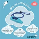 Whizzclick — Light Blue/Navy Button