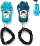 Dog Training Clicker 2 Pack with 3 Adjustable Volume and Wrist Strap